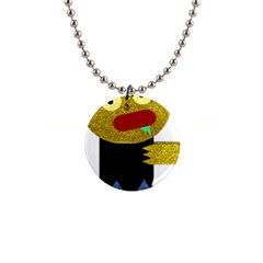 Golden Zombie Button Necklaces