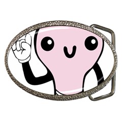 Pink Kawaii Bulb Belt Buckles by snowwhitegirl