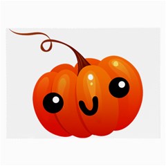 Kawaii Pumpkin Large Glasses Cloth (2-side) by snowwhitegirl