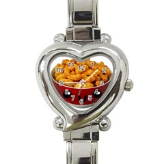 Kawaii Snacks Heart Italian Charm Watch