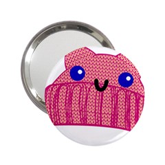 Kawaii Cat Hat 2 25  Handbag Mirrors by snowwhitegirl