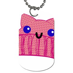 Kawaii Cat Hat Dog Tag (two Sides) by snowwhitegirl