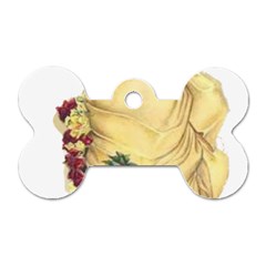 Victorian Wed Dress Dog Tag Bone (two Sides) by snowwhitegirl