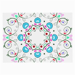 Paisley Design 2 Embroidery Large Glasses Cloth (2-side) by snowwhitegirl