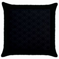 Victorian Paisley Black Throw Pillow Case (black) by snowwhitegirl