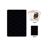 Victorian Paisley Black Playing Cards (Mini) Back