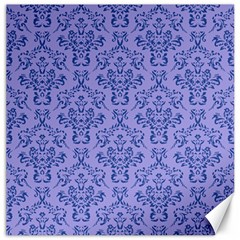 Victorian Blue Ornamental Canvas 12  X 12  by snowwhitegirl