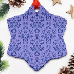 Victorian Blue Ornamental Ornament (snowflake) by snowwhitegirl