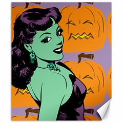 Zombie Retro Girl Canvas 20  X 24  by snowwhitegirl