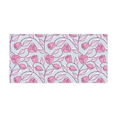 Pink Roses Pattern Yoga Headband by JadehawksAnD