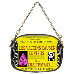 Ronald Story Vaccine Mrtacpans Chain Purse (One Side)