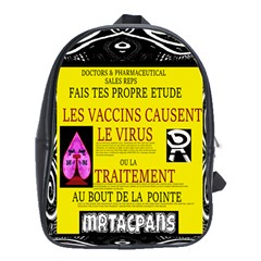 Ronald Story Vaccine Mrtacpans School Bag (xl) by MRTACPANS