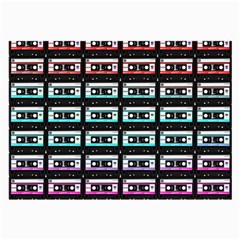 Three Color Ombre Cassette Large Glasses Cloth by snowwhitegirl