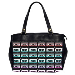 Three Color Ombre Cassette Oversize Office Handbag (2 Sides) by snowwhitegirl