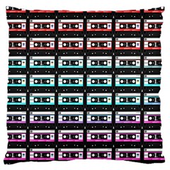 Three Color Ombre Cassette Large Cushion Case (one Side) by snowwhitegirl