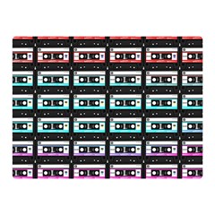 Three Color Ombre Cassette Double Sided Flano Blanket (mini)  by snowwhitegirl