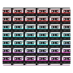 Three Color Ombre Cassette Double Sided Flano Blanket (small)  by snowwhitegirl