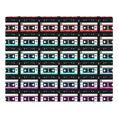 Three Color Ombre Cassette Double Sided Flano Blanket (large)  by snowwhitegirl