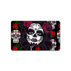 Mexican Skull Lady Magnet (name Card)