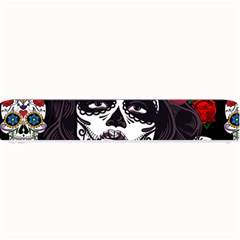 Mexican Skull Lady Small Bar Mats by snowwhitegirl