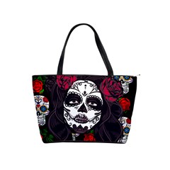 Mexican Skull Lady Classic Shoulder Handbag by snowwhitegirl