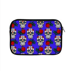 Skull Pattern Blue Apple MacBook Pro 15  Zipper Case