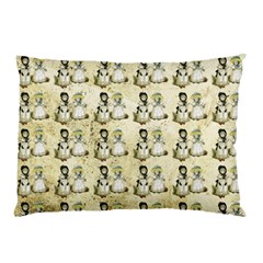 Little Victorian Girls Pattern Pillow Case by snowwhitegirl