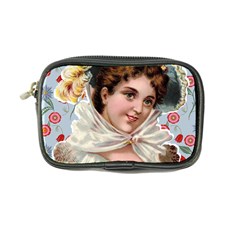 Victorian Lady Blue Floral Coin Purse by snowwhitegirl