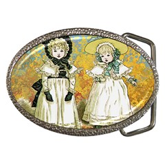 Little Victorian Girls Belt Buckles by snowwhitegirl