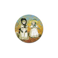 Little Victorian Girls Golf Ball Marker (4 Pack) by snowwhitegirl