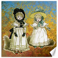 Little Victorian Girls Canvas 12  X 12  by snowwhitegirl