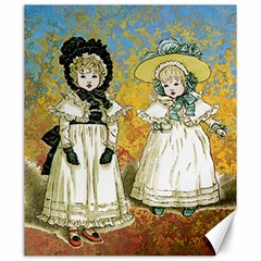 Little Victorian Girls Canvas 20  X 24  by snowwhitegirl