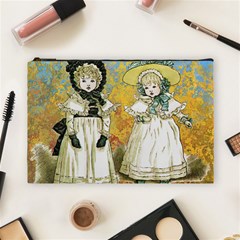 Little Victorian Girls Cosmetic Bag (large) by snowwhitegirl