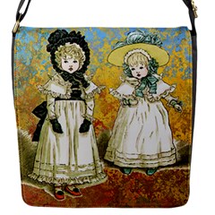 Little Victorian Girls Flap Closure Messenger Bag (s) by snowwhitegirl