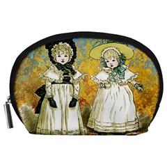 Little Victorian Girls Accessory Pouch (large) by snowwhitegirl