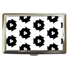 Black And White Pattern Cigarette Money Case by Simbadda