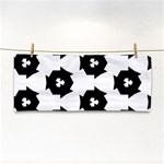 Black And White Pattern Hand Towel Front