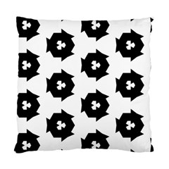 Black And White Pattern Standard Cushion Case (one Side) by Simbadda