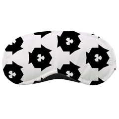 Black And White Pattern Sleeping Masks by Simbadda