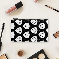 Black And White Cosmetic Bag (small) by Simbadda