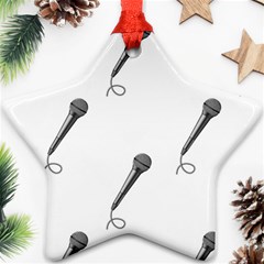 Microphone Realistic Karaoke Ornament (star) by Simbadda