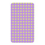 Pastel Mod Purple Yellow Circles Memory Card Reader (Rectangular) Front