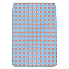 Pastel Mod Blue Orange Circles Removable Flap Cover (l) by BrightVibesDesign