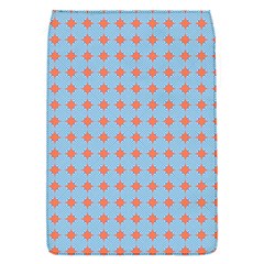 Pastel Mod Blue Orange Circles Removable Flap Cover (s) by BrightVibesDesign