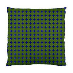 Mod Circles Green Blue Standard Cushion Case (two Sides)