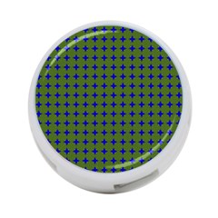 Mod Circles Green Blue 4-port Usb Hub (one Side) by BrightVibesDesign