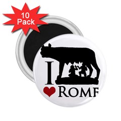 I Love Rome Graphic Icon 2 25  Magnets (10 Pack)  by dflcprints