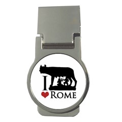 I Love Rome Graphic Icon Money Clips (round)  by dflcprints