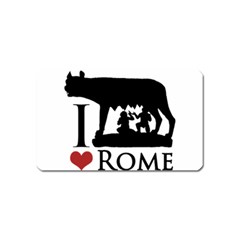 I Love Rome Graphic Icon Magnet (name Card) by dflcprints