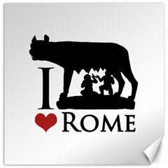 I Love Rome Graphic Icon Canvas 16  X 16  by dflcprints